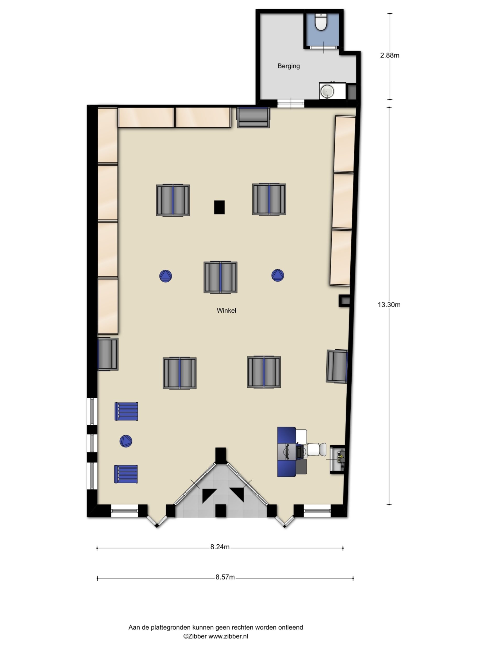 Markt 207 plattegrond
