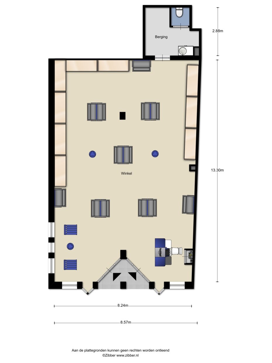 Markt 207 plattegrond
