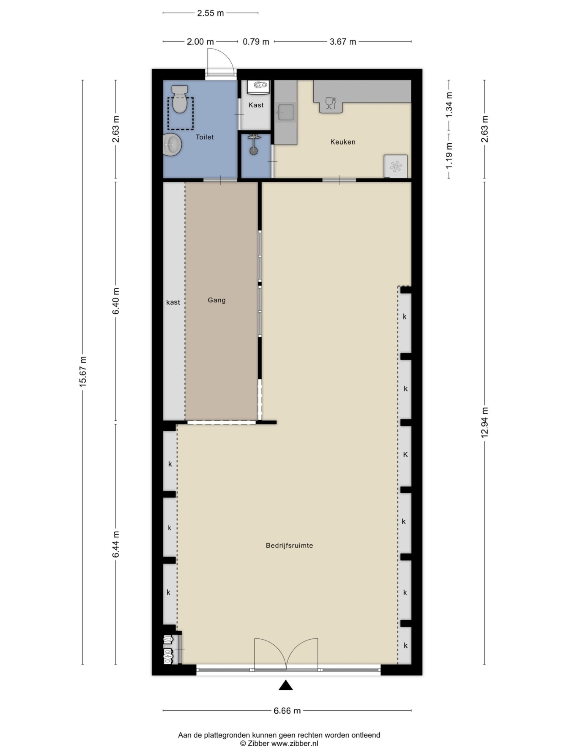 Brussellaan 2 E plattegrond