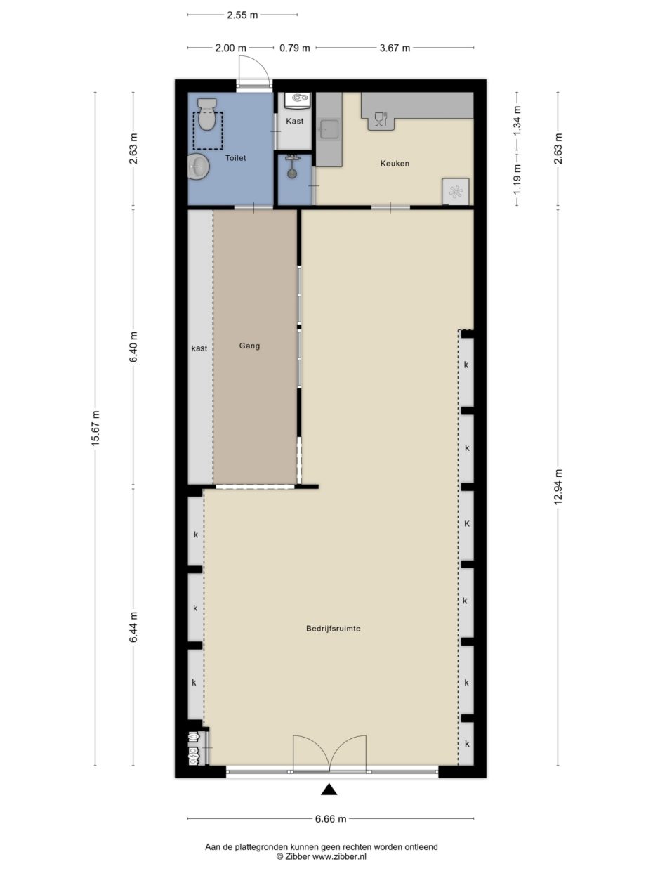Brussellaan 2 E plattegrond