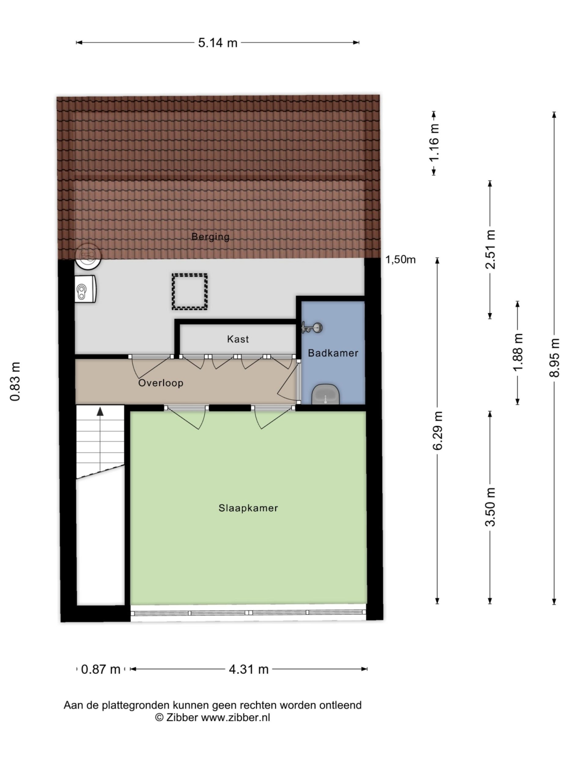 Winkelstraat 5 plattegrond 3