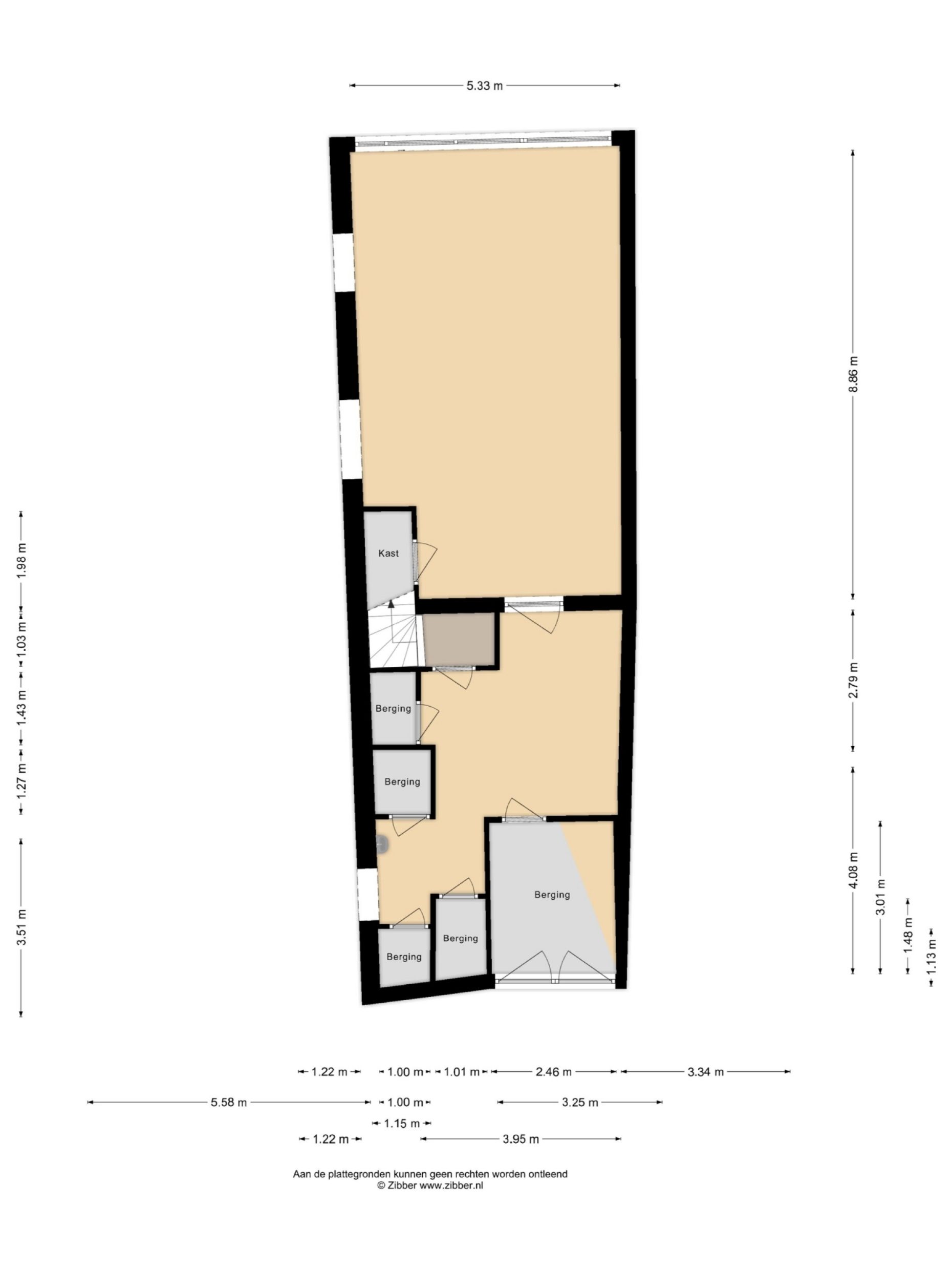 Winkelstraat 5 plattegrond