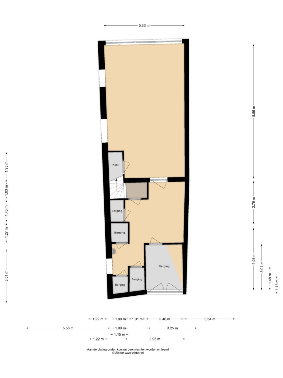 Winkelstraat 5 plattegrond