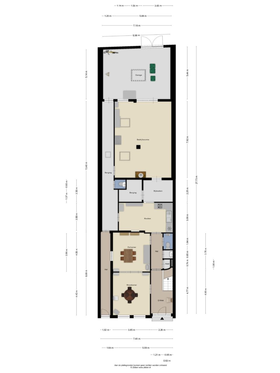 St Antoniusstraat 12 plattegrond