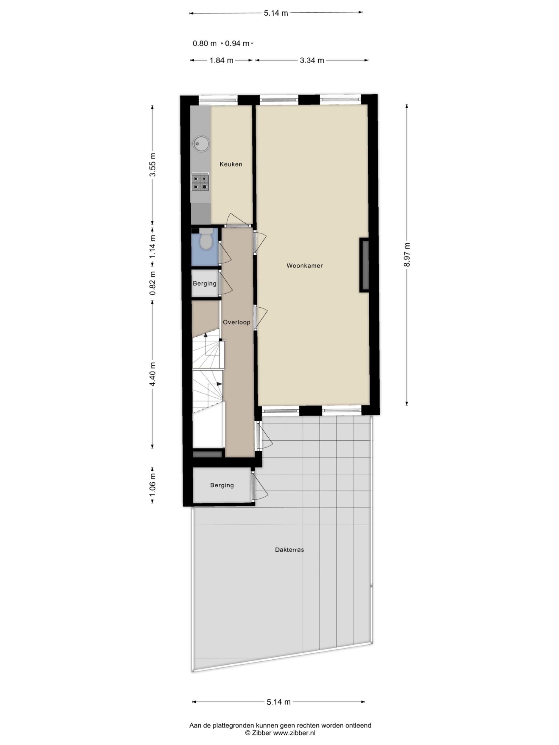 Winkelstraat 5 plattegrond 2