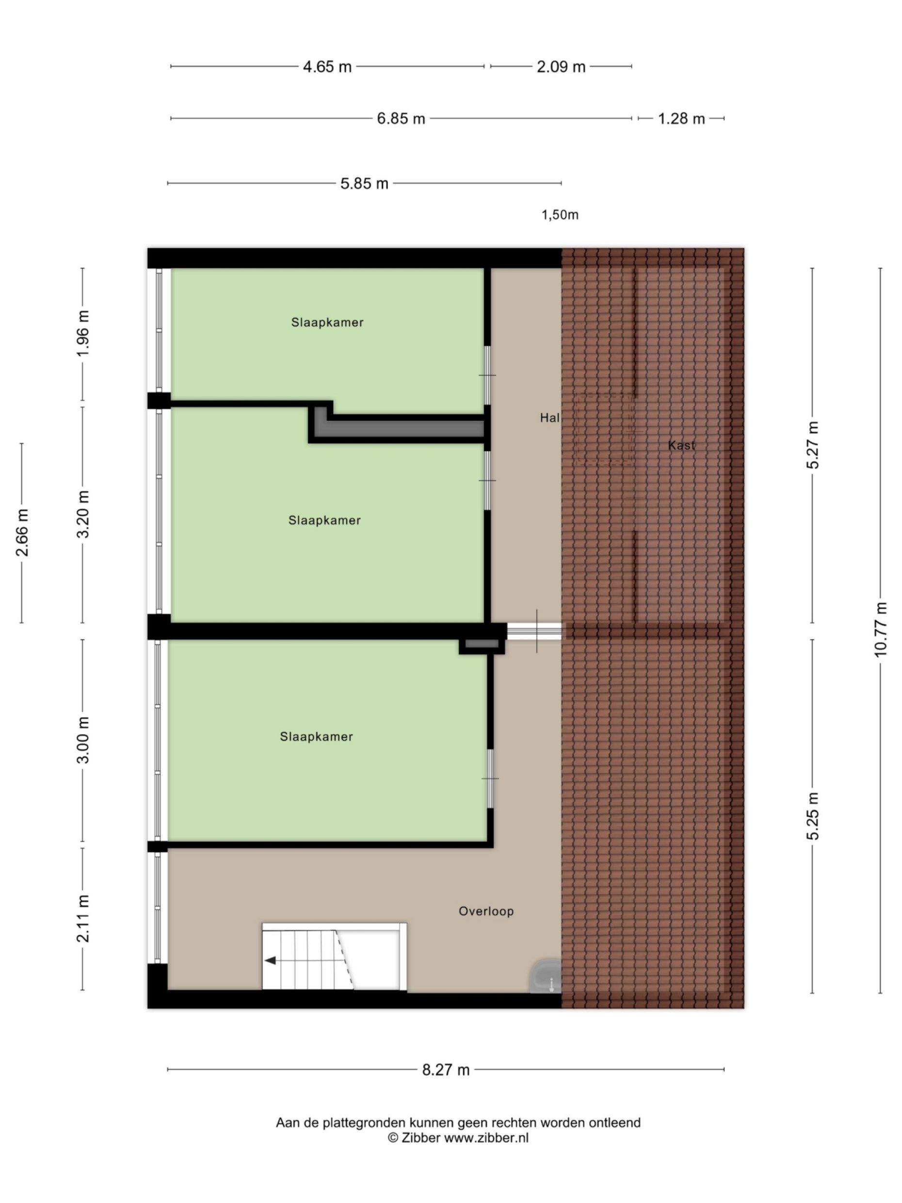 Winkelstraat 7 plattegrond 3