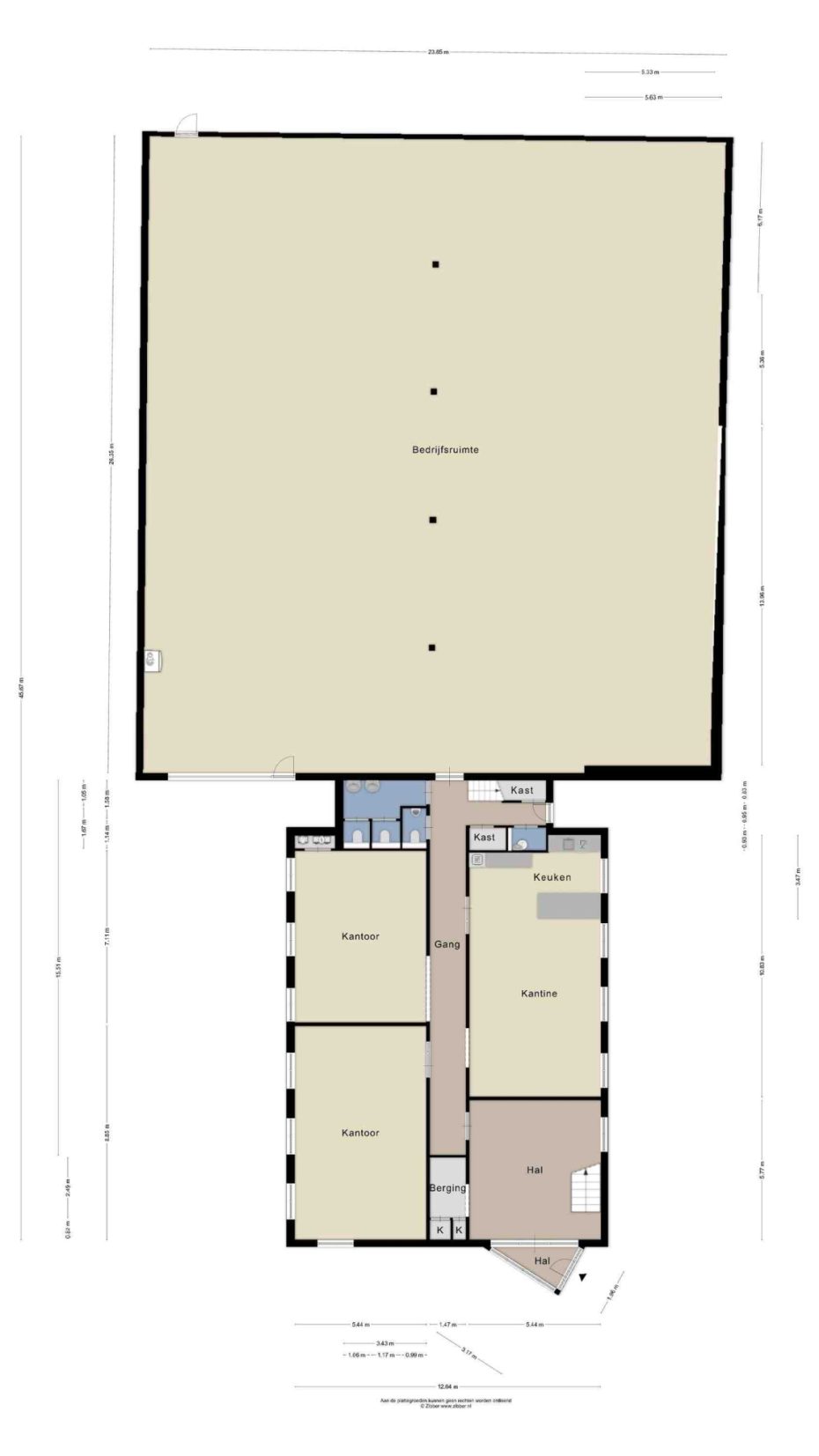 De Waal 44 plattegrond