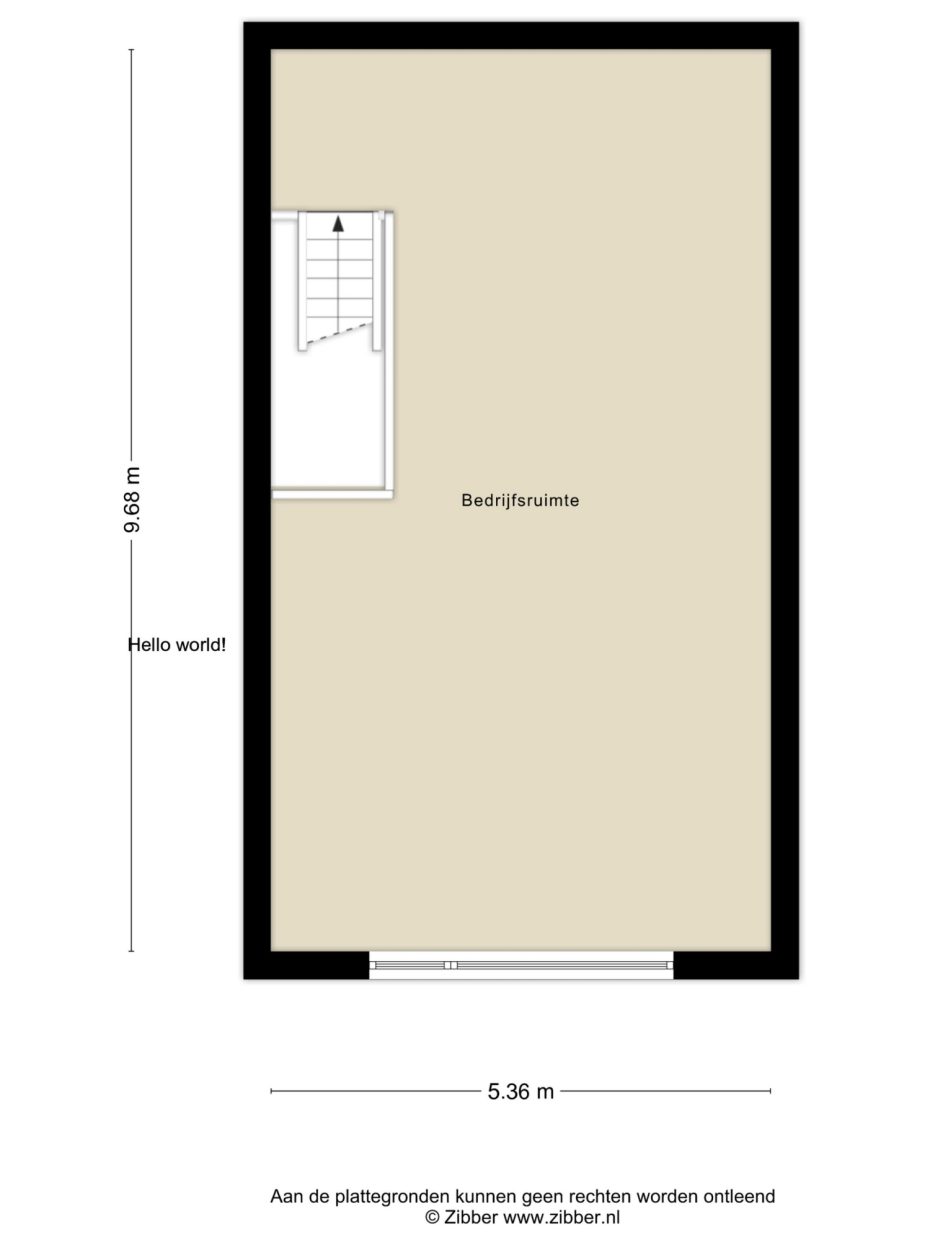 Zandstraat 16 N plattegrond 2